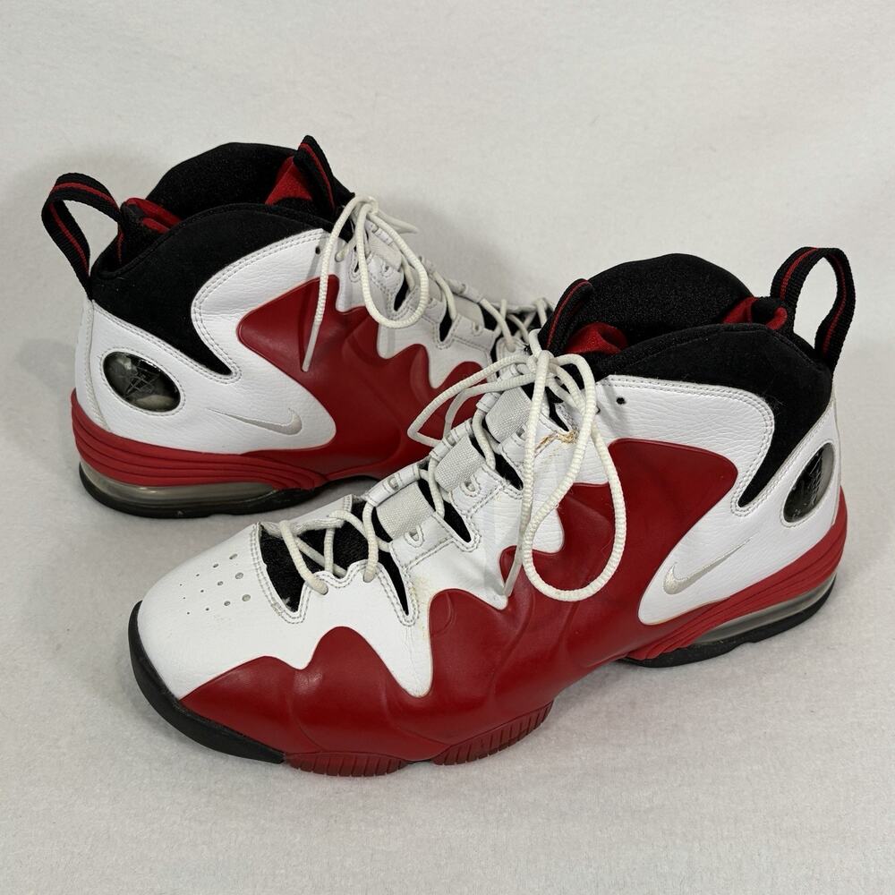 Nike Air Penny 3 III White Varsity Red Size 11 Sneakers Shoes 304845-100